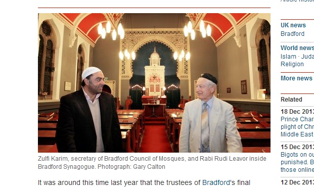 A Bradford fra musulmani ed ebrei