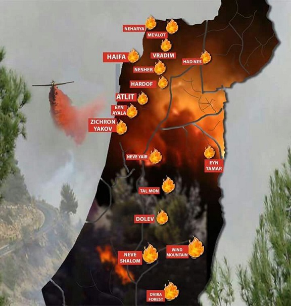 L'intifada degli incendi
