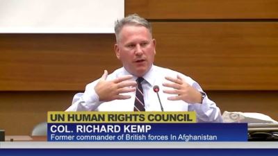 Il discorso del Colonnello veterano Inglese Richard Kemp all'Onu