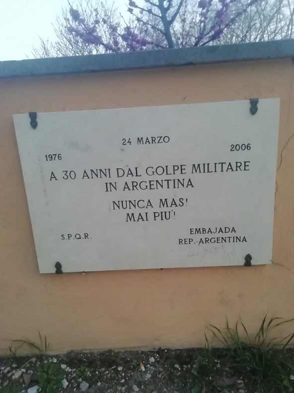 Ricordo dei Desaparecidos