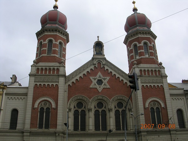 La grande sinagoga di Pilsen