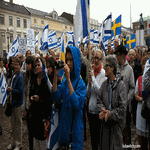 Megamanifestazione pro-Israele in Svezia