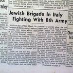 L'importante contributo della Brigata ebraica alla Resistenza anti-nazista